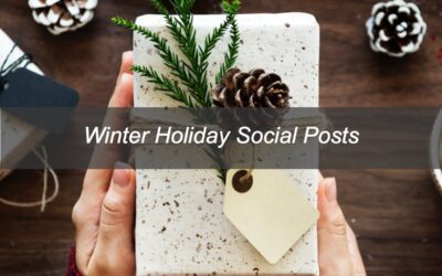 Winter Holiday Social Posts