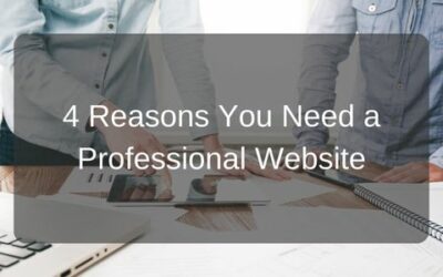 4 Reasons You Need a Professional Website